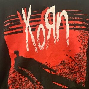 Korn Tultex Black Cotton T-shirt